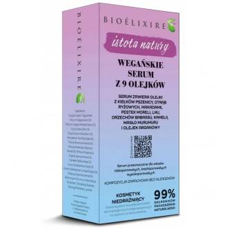 Bioelixire Istota Natury wegańskie serum z 9 olejków 50 ml