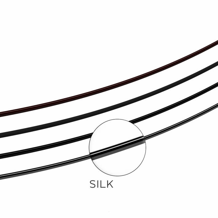 Silk, Black, B, 0.05, 12, 13 mm / duża paletka