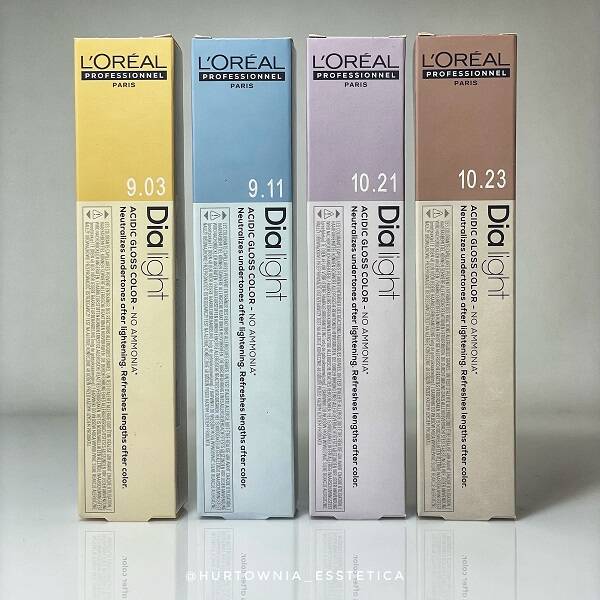 L'Oreal Professionnel Dia Light farba do koloryzacji ton w ton bez amoniaku do włosów farbowanych i uwrażliwionych 50 ml