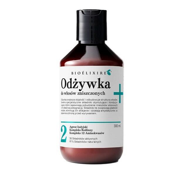 Bioelixire Odżywka Do Włosów Zniszczonych z Agrestem Indyjskim 300ml