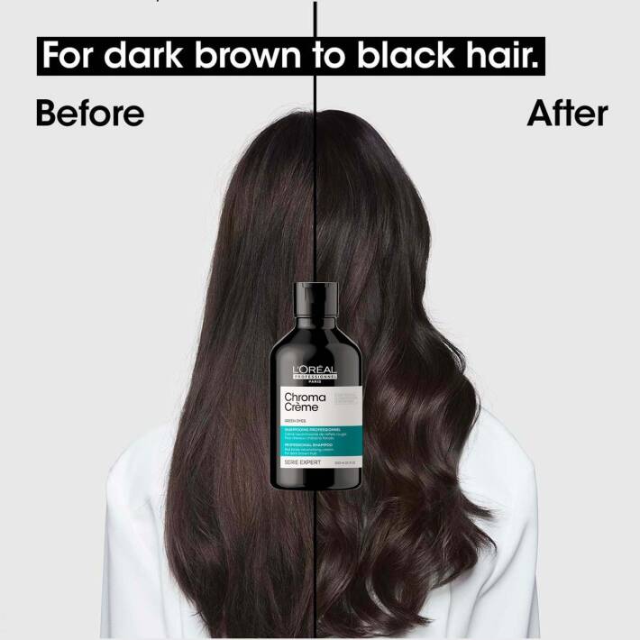 L'Oreal Professionnel Chroma Crème Matte szampon do włosów ciemny brąz i czarnych neutralizujący czerwone refleksy 500 ml