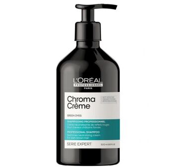 L'Oreal Professionnel Chroma Crème Matte szampon do włosów ciemny brąz i czarnych neutralizujący czerwone refleksy 500 ml