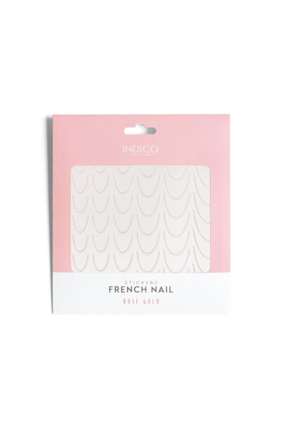 Naklejki do French Manicure - Rose Gold