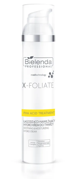 Bielenda Professional X-FOLIATE PHA Acid Treatment łagodząco-nawilżający hydro krem do twarzy 100 ml