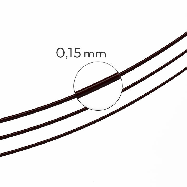 Business Line, Brown, B, 0.15, 4mm, 5mm, 6mm, 7mm/ mała paletka