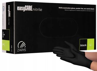 Zarys EasyCare rękawice nitrylowe czarne L 100 szt