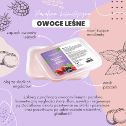 Isabellenails Parafina Kosmetyczna o zapachu owoców leśnych 500 ml