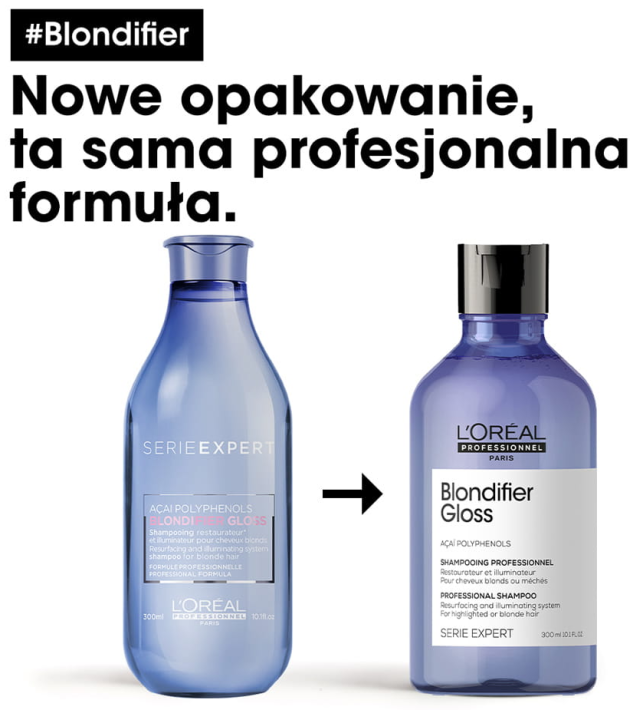 L’Oreal Professionnel Serie Expert Blondifier Gloss szampon 300 ml