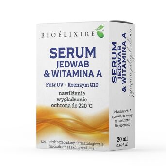 Bioelixire Serum jedwab & witamina A + filtr UV 20ml