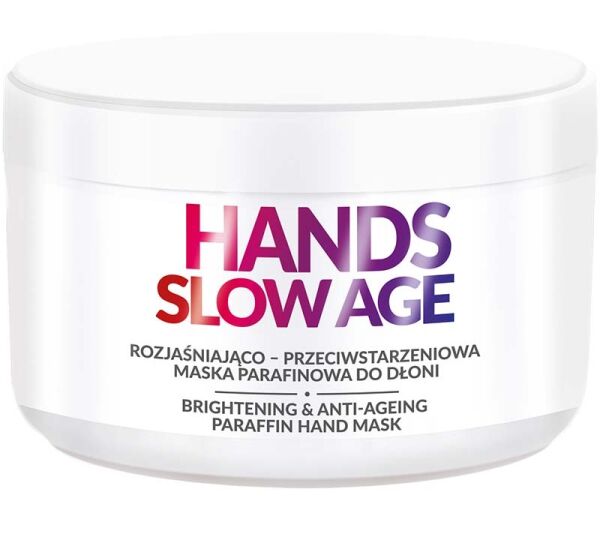 Farmona Professional HANDS SLOW AGE Rozjaśniająco - przeciwstarzeniowa maska parafinowa do dłoni 300 g