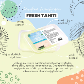 Isabellenails Parafina Kosmetyczna o zapachu fresh tahiti 500 ml