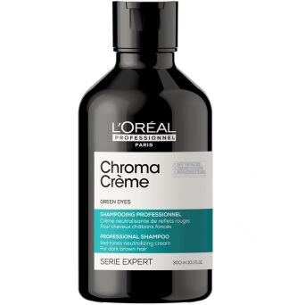 L'Oreal Professionnel Chroma Crème Matte szampon do włosów ciemny brąz i czarnych neutralizujący czerwone refleksy 300 ml