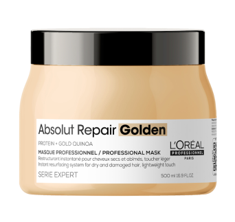 L'Oreal Professionnel Serie Expert Absolut Repair Gold Quinoa + protein maska odżywcza z drobinkami 500 ml