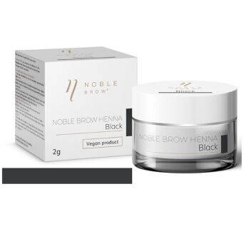 Noble Brow Henna pudrowa do brwi  - Black 2 g