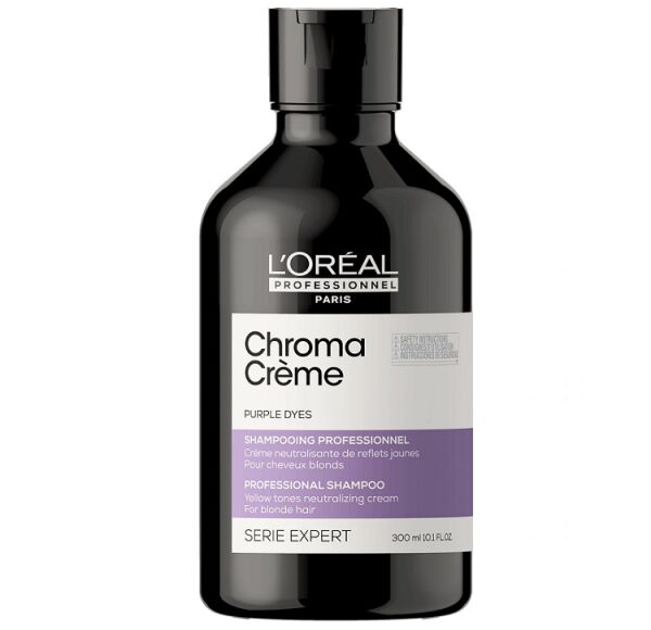 L'Oreal Professionnel Chroma Purple szampon do włosów bardzo jasnych blond i platynowych neutralizujący żółte refleksy 300 ml