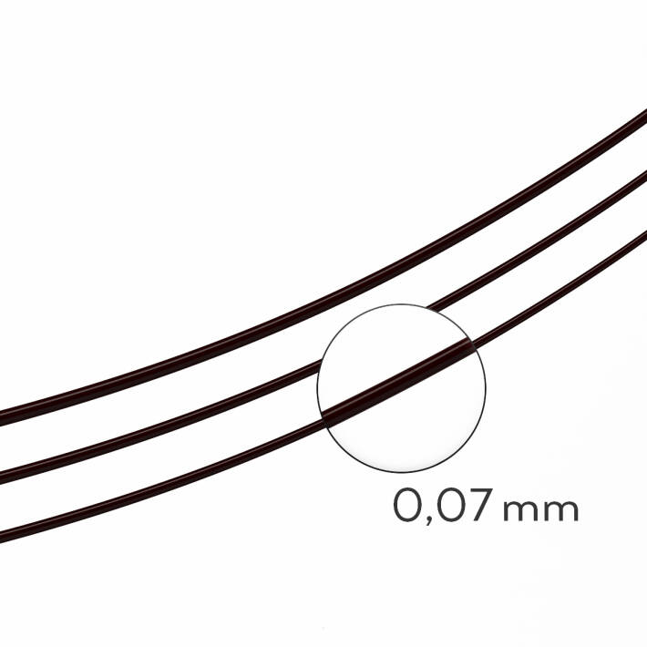 Business Line, Brown, B, 0.07, 4mm, 5mm, 6mm, 7mm/ mała paletka