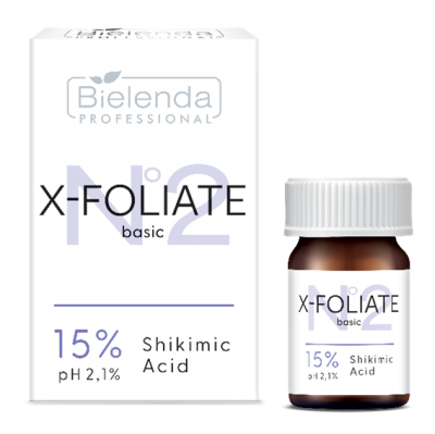 Bielenda Professional X-FOLIATE basic kwas szikimowy 15% 5ml