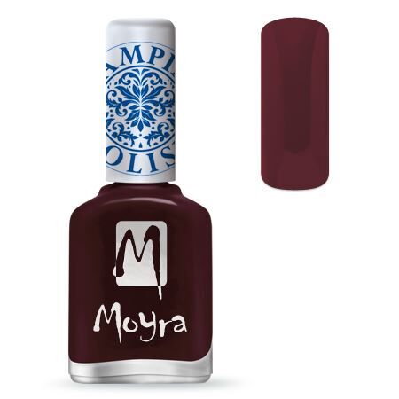 Moyra lakier do stempli Burgundy Red 03 12 ml