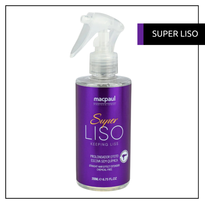 Macpaul Super Liso - brazylijski spray termoochronny wygładzający włosy 200 ml
