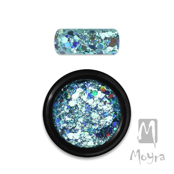 Moyra Holo Glitter Mix 04 Turquoise 1g