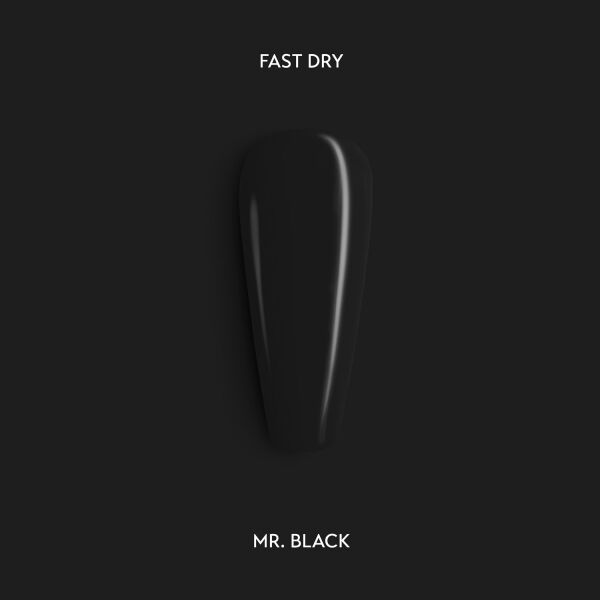 Nail Polish Fast Dry Mr Black 7ml
