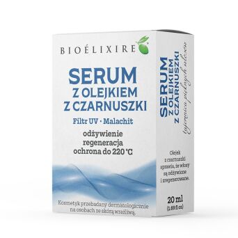 Bioelixire serum z olejkiem z czarnuszki i filtrem UV 20ml