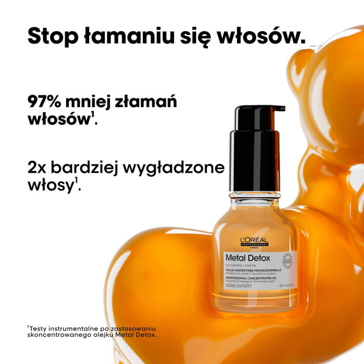 L'oreal Professional Metal Detox Olejek do włosów z termoochroną 50ml