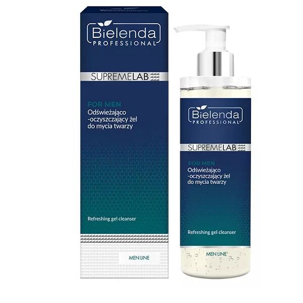 Bielenda Professional SupremeLAB For Man Odświeżająco-Oczyszczający Żel do Mycia Twarzy 200ml