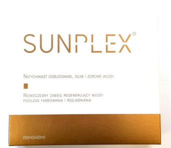 Sunplex kuracja regenerująca włosy 250ml (5x50ml)