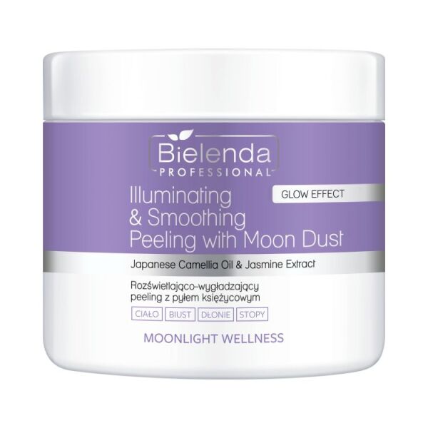 Bielenda Professional Rozświetlająco-wygładzający peeling z pyłem księżycowym 550g
