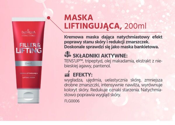 Farmona Professional Filler&Lifting Maska liftingująca 200ml