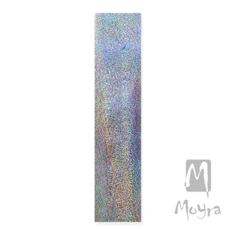 Moyra Folia transferowa 12 Holographic silver/dots