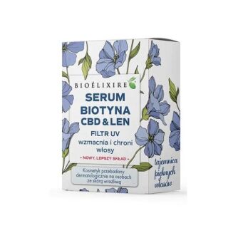 Bioelixire Serum wzmacniające  Biotyna, CBD & len 20 ml