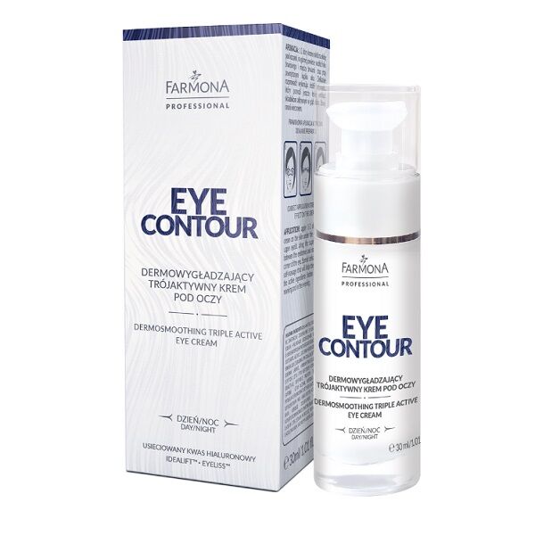 Farmona Professional EYE CONTOUR Dermowygładzający trójaktywny krem pod oczy 30 ml