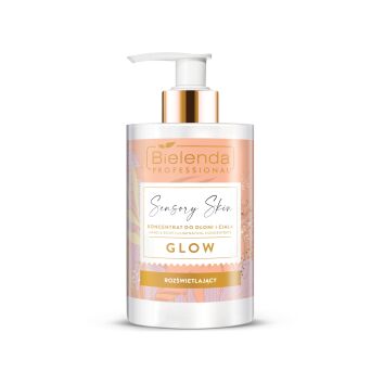 Bielenda Professional Sensory Skin Glow - Rozświetlający Koncentrat do dłoni i ciała 300ml