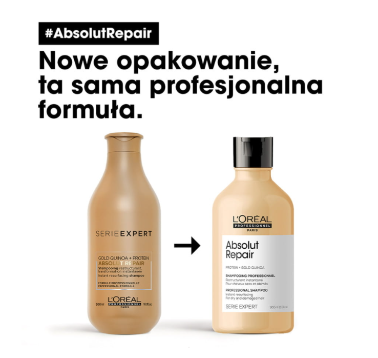 L'Oreal Professionnel Serie Expert Absolut Repair Gold Quinoa + protein szampon 500 ml