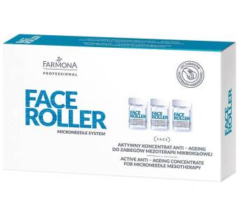 Farmona Professional FACE ROLLER Aktywny koncentrat anti-ageing do zabiegów mezoterapii mikroigłowej 5x5ml