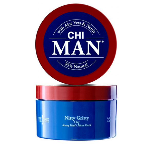 CHI Man Nitty Gritty -glinka do włosów mocne utrwalenie 85 g