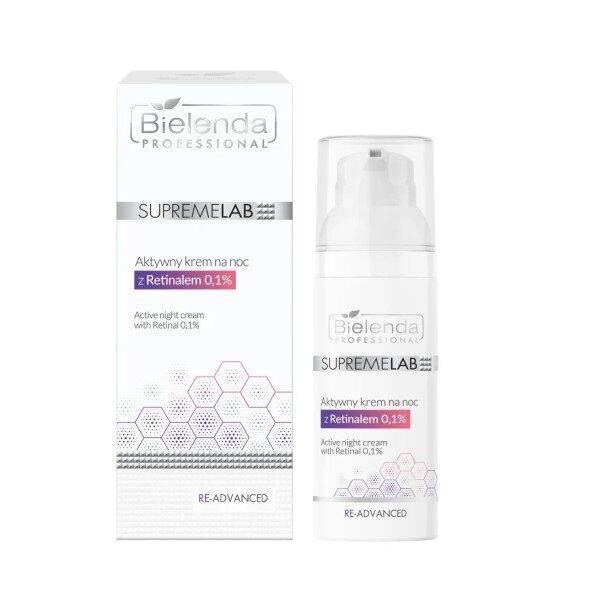 Bielenda Professional Supremelab Re-Advanced Aktywny krem na noc z Retinalem 50ml