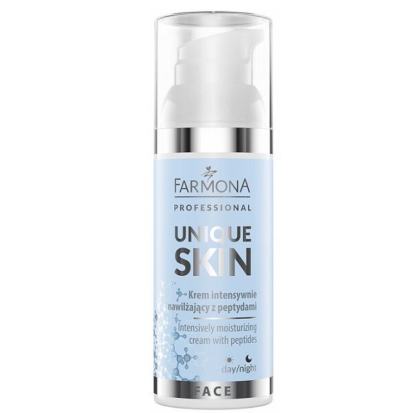 Farmona Professional UNIQUE SKIN Krem intensywnie nawilżający z peptydami 50 ml