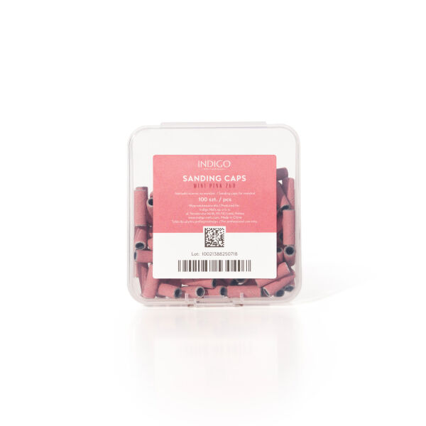 Sanding Caps Mini Pink 260 - Nakładki na mandrel 100szt.
